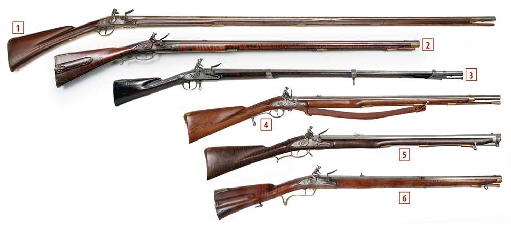 unique firearms, ranging from smoothbore flintlock fowlers