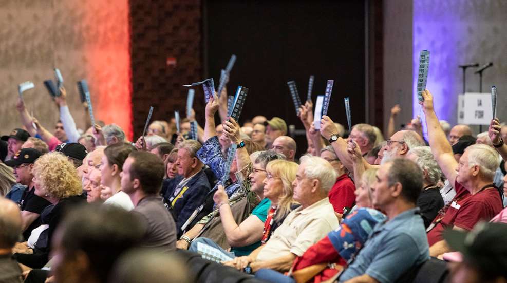 voting at meeting