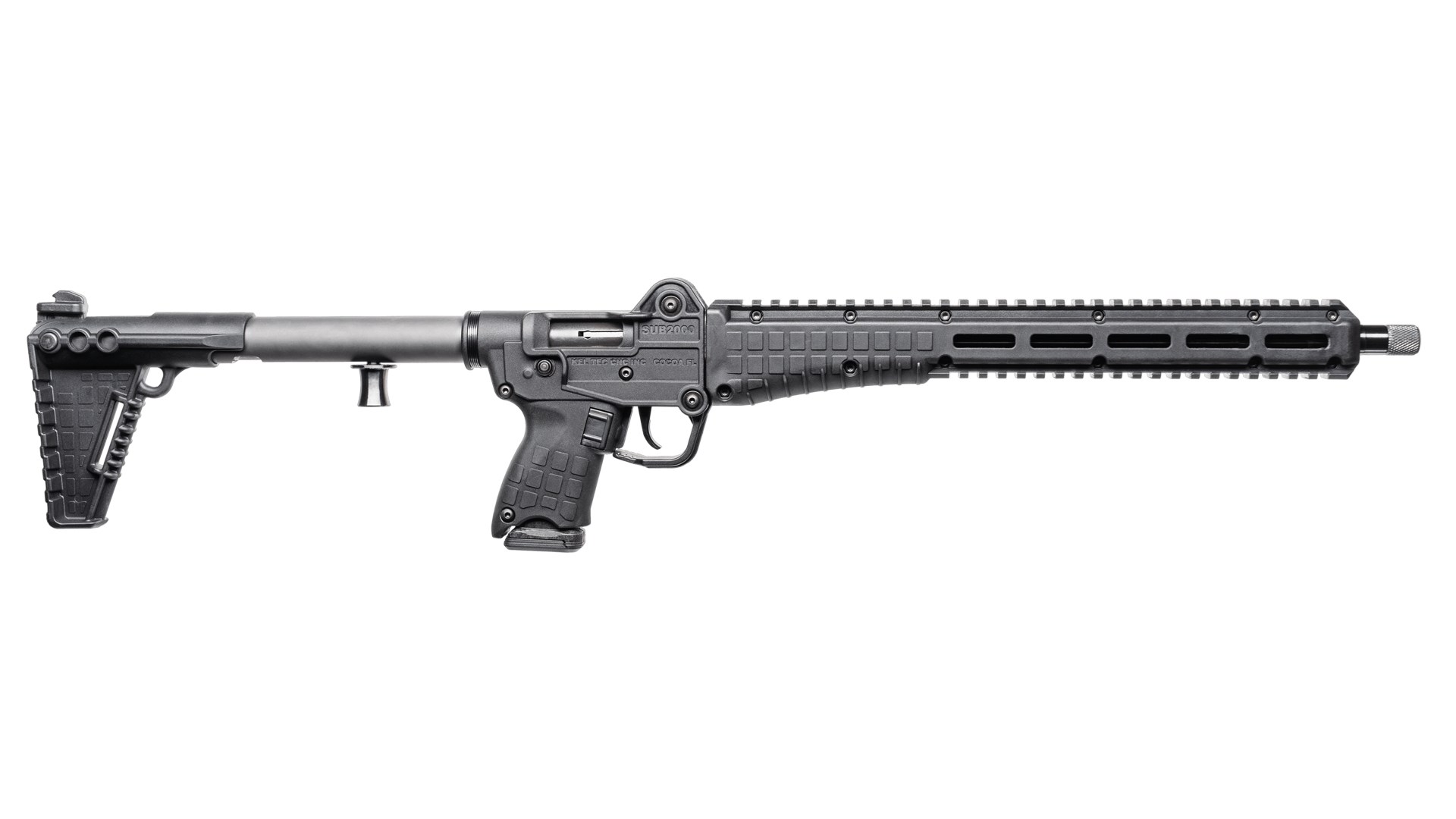 Right side of the KelTec SUB2000 Gen3 folding carbine.