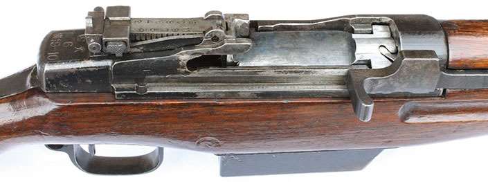 Mauser-style ramp rear sight