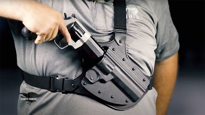 CrossBreed Chest Rig Holster.