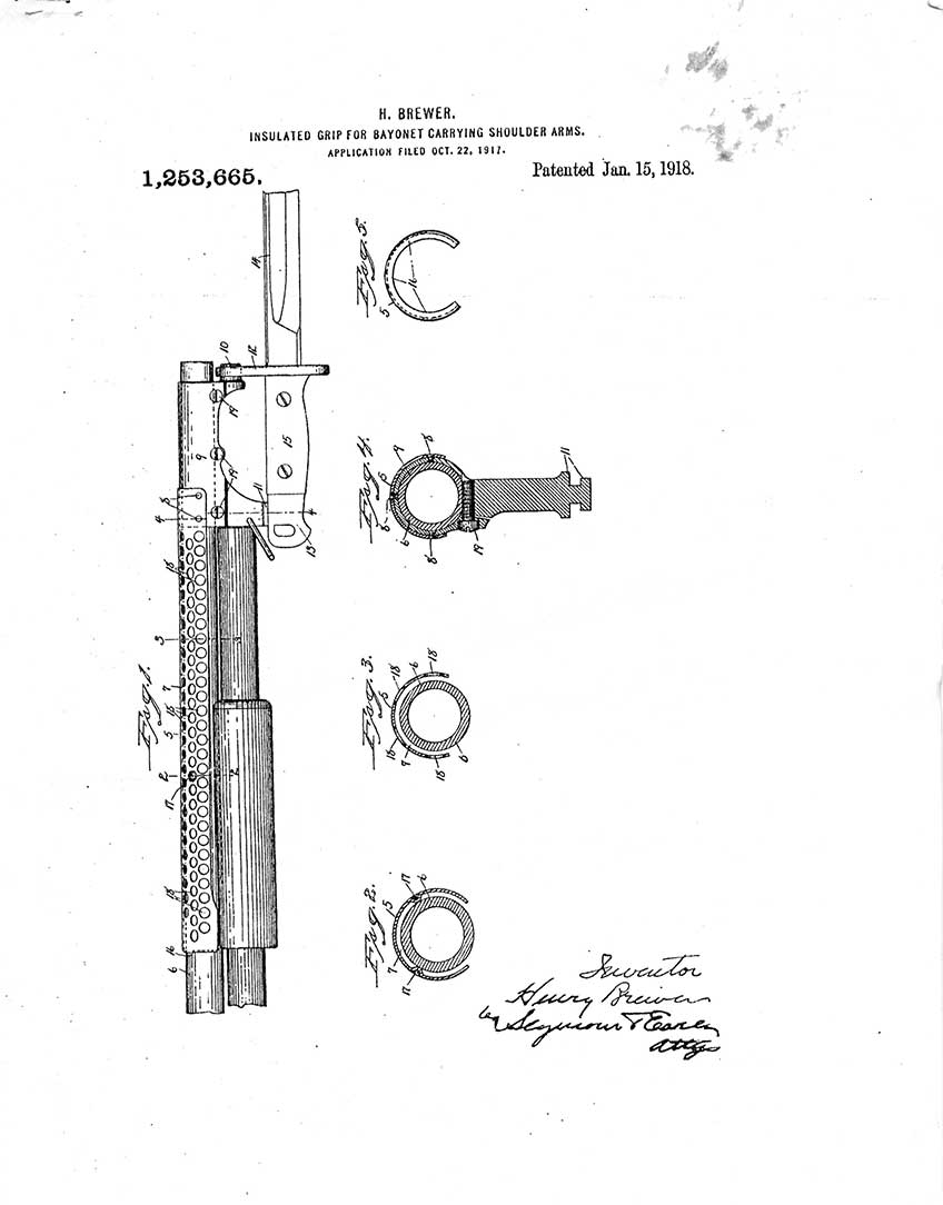 Attaching bayonets on the Remington trench gun involved a similar mechanism to that of the Winchester shotgun, as seen above.