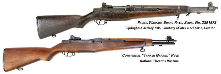 Pacific Warfare Board Rifle, Commercial “Tanker Garand” Rifle