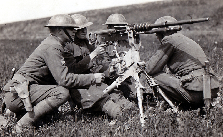 Machine Guns Of The American Expeditionary Force In World War I