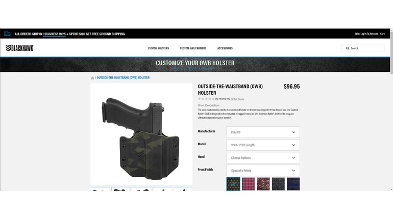 Blackhawk Offers Product Customization | An Official Journal Of The NRA