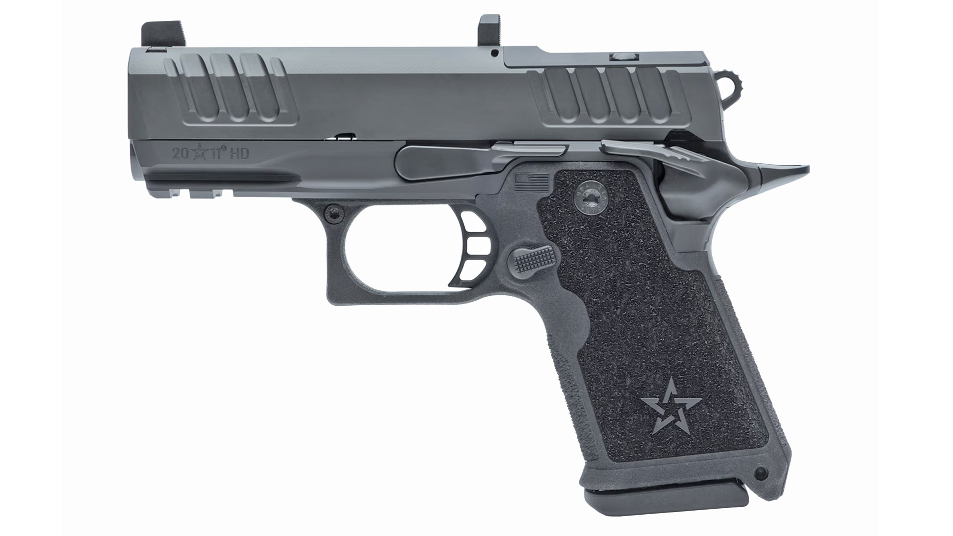 Left side of the Staccato 2011 HD C3.6 pistol.