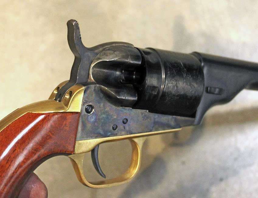1862 Pocket Navy conversion gun revolver right side cylinder hammer colorcase hardened