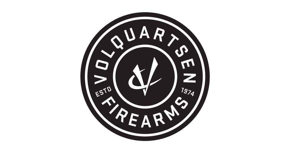 Volquartsen Firearms company logo black circle