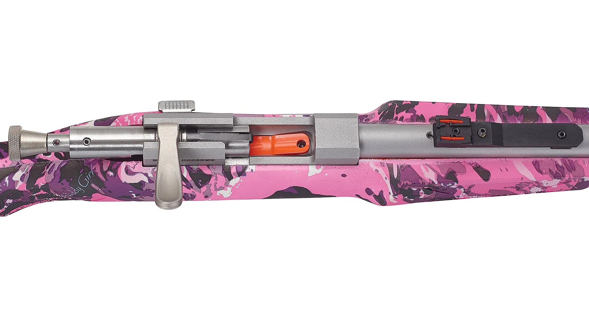 Top view of the Henry Mini Bolt Youth G2 rifle receiver.