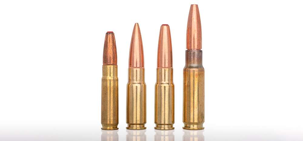 Mid-bore subsonic/supersonic cartridges