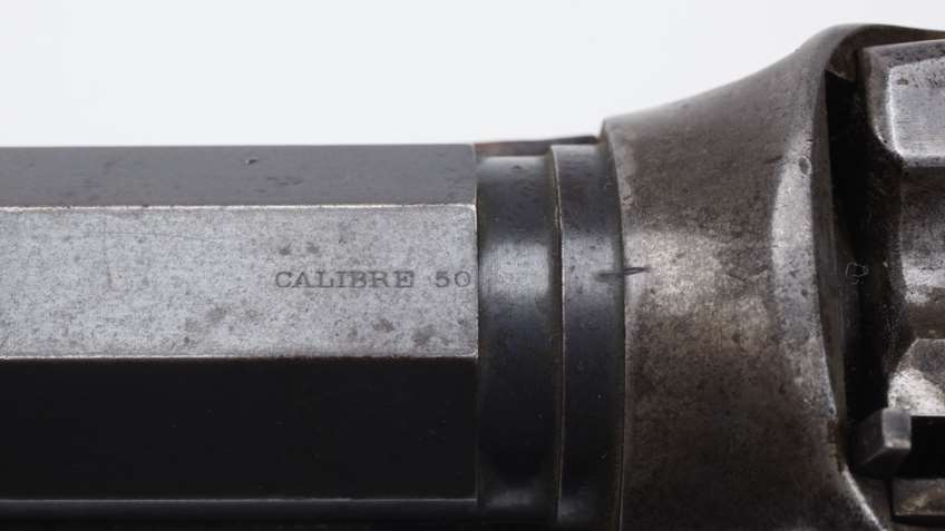 metal stamp black steel closeup gun parts barrel action rifle