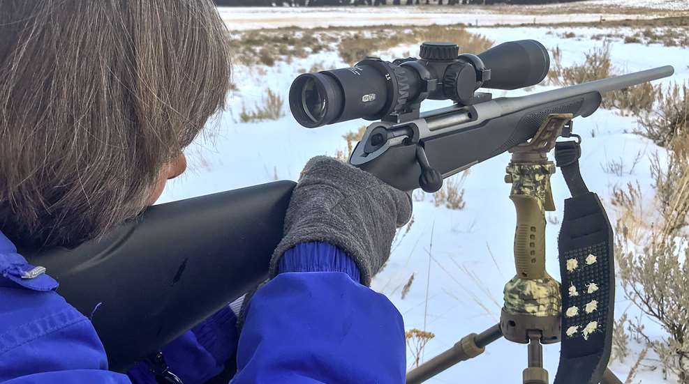 hunter with rifle