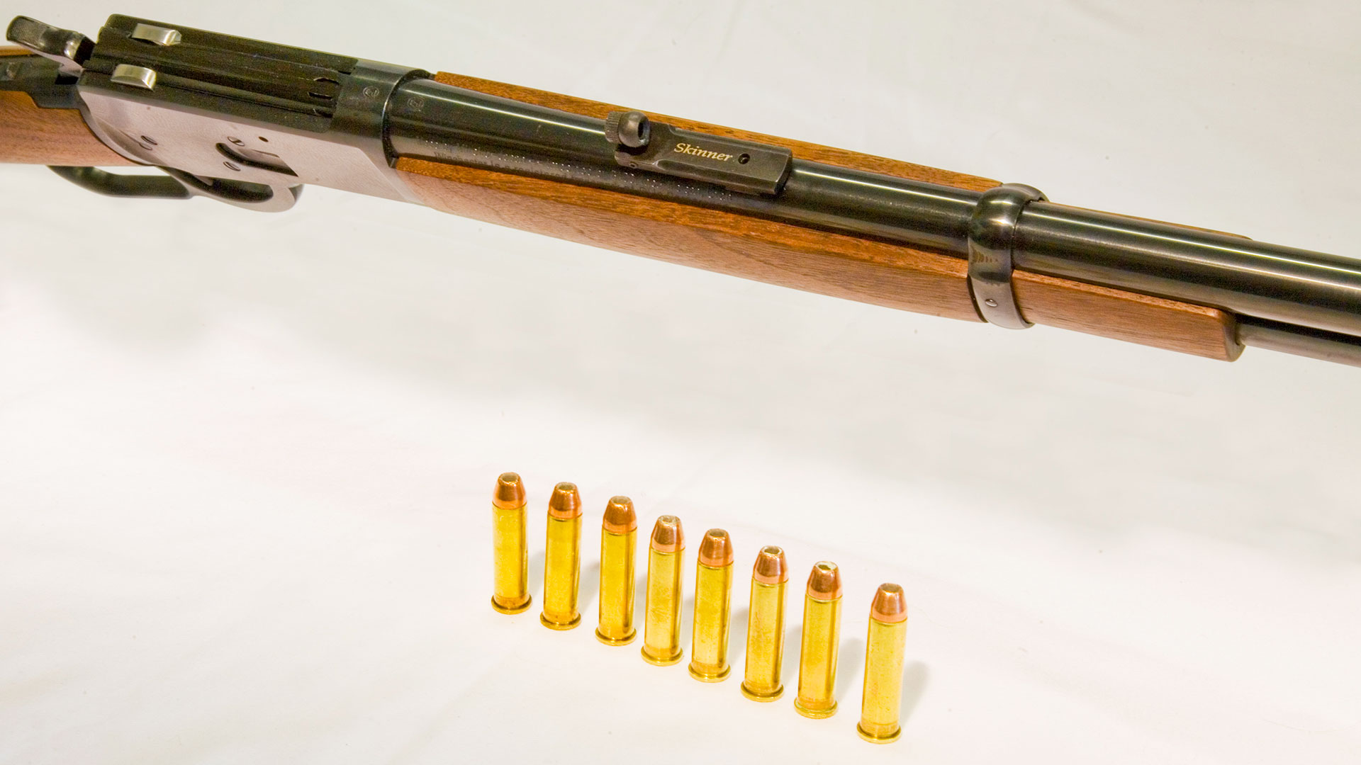 The author's Winchester Model 92 lever-action rifle chambered for the .357 Mag. cartridge.