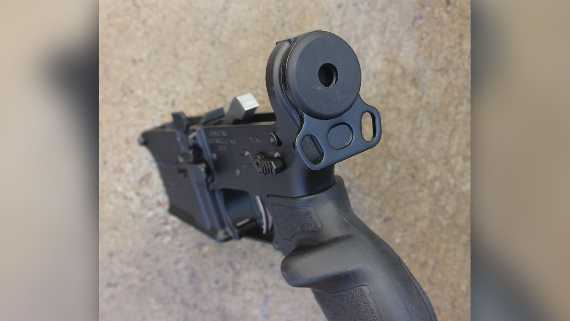 CMMG Mk4 receiver rear cap buffer tube sling socket swivel mount gun parts handgun pistol