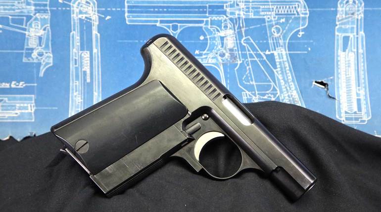 Elbert Searle's Prototype Savage Squeeze-Cocker Pistol | An Official Journal Of The NRA