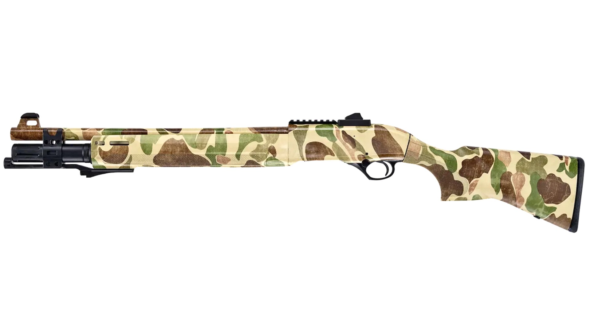 Left side of the Beretta A300 Ultima Patrol Raider shotgun.