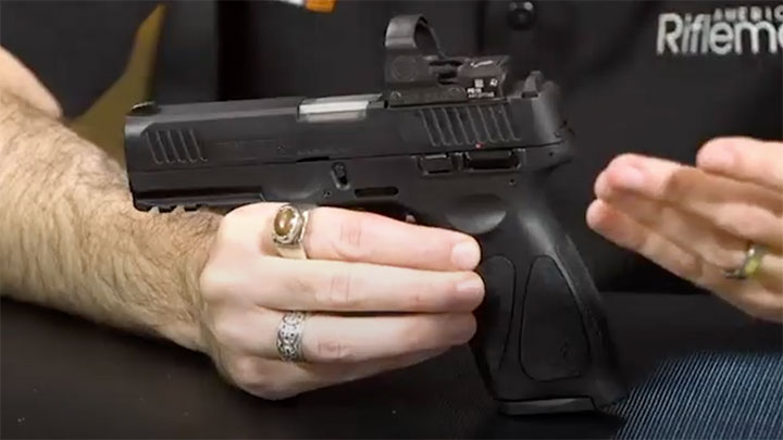 The Taurus G3 T.O.R.O. optic-ready handgun.