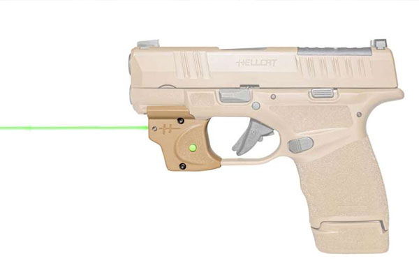 First Look: Viridian E-Series Green Laser For Hellcat Pro FDE Pistols
