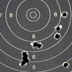 target with holes