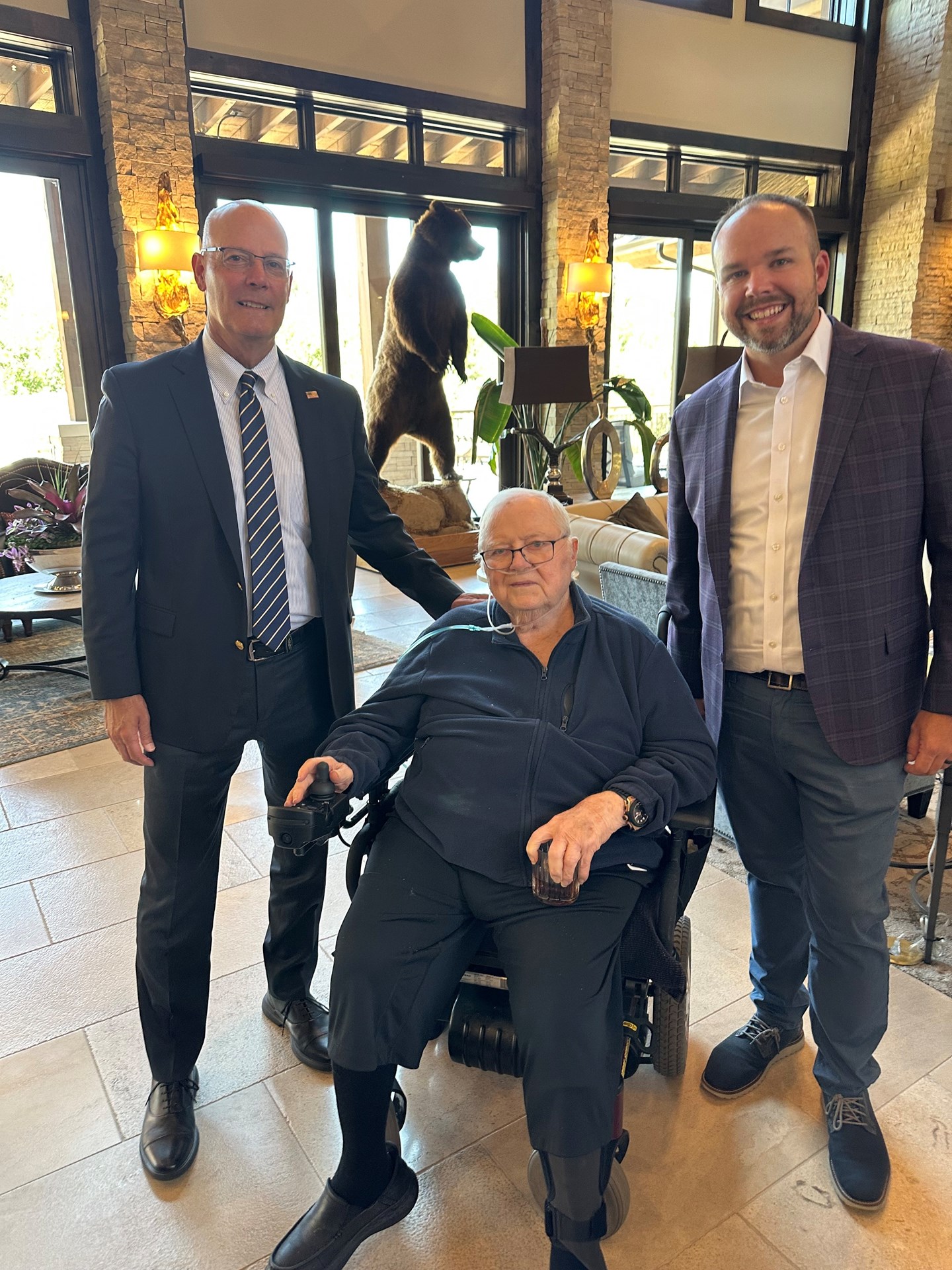 NRA EVP and CEO Doug Hamlin, Dave Liniger, co-founder of RE/MAX Realty and NRA-ILA Executive Director John Commerford