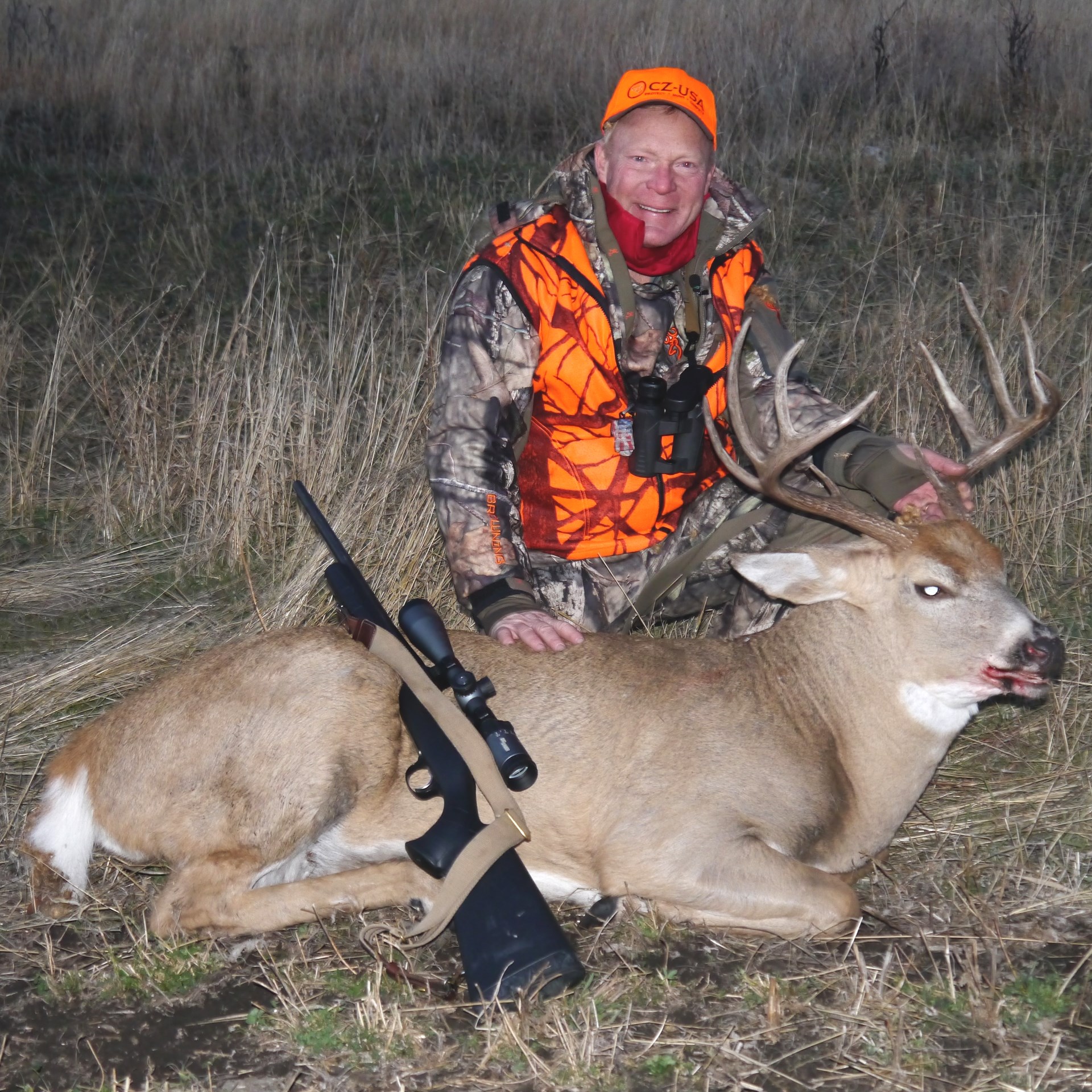 Across North America the basic bolt-action has become the most popular hunting rifle. A nice Montana whitetail, shown above, taken with a CZ 557 in .270 Winchester.