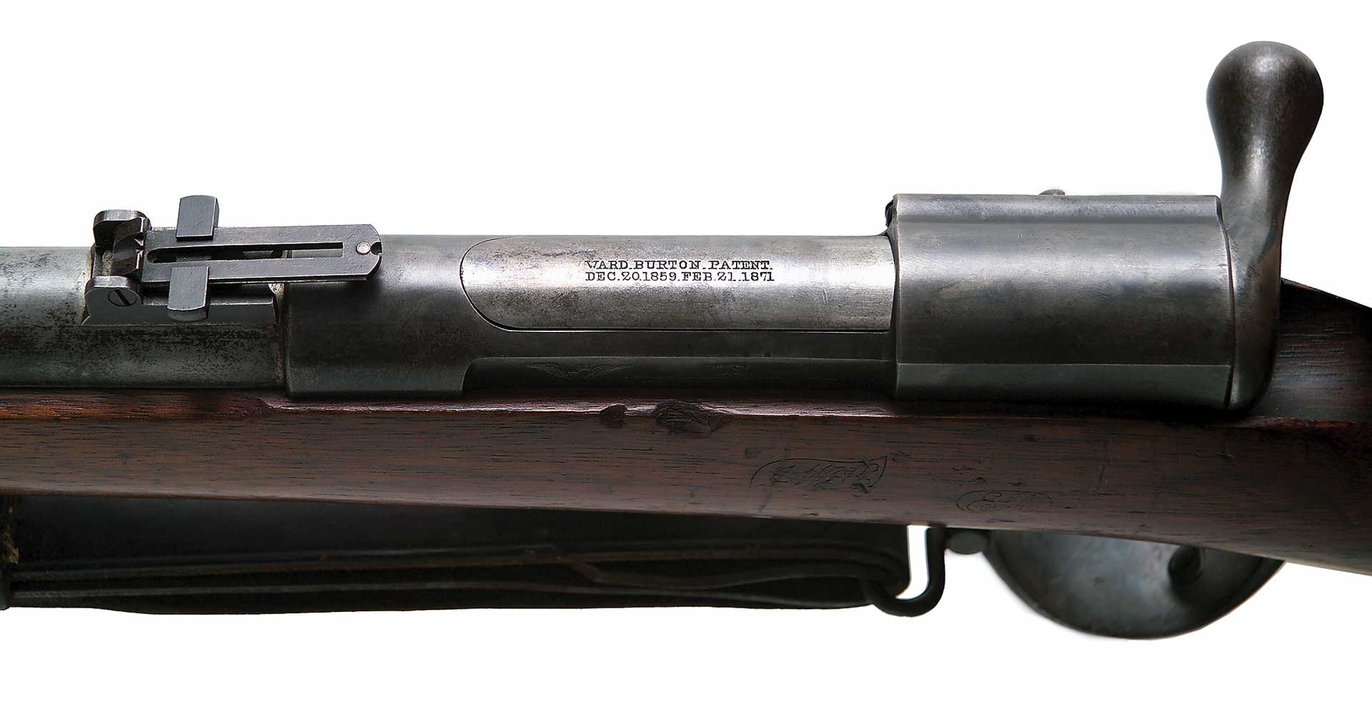ward-burton left side bolt action receiver gun historical