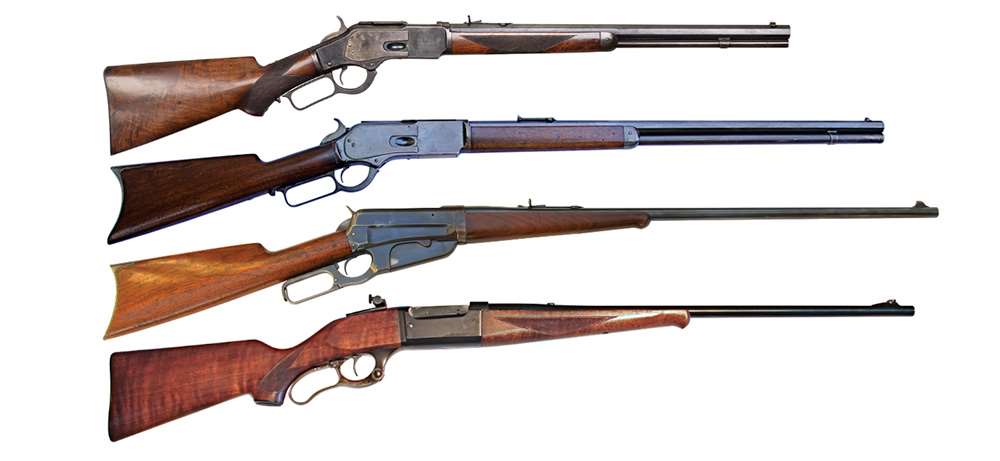 Winchester Model 1873, Winchester Model 1876, Winchester Model 1895, Savage Model 99