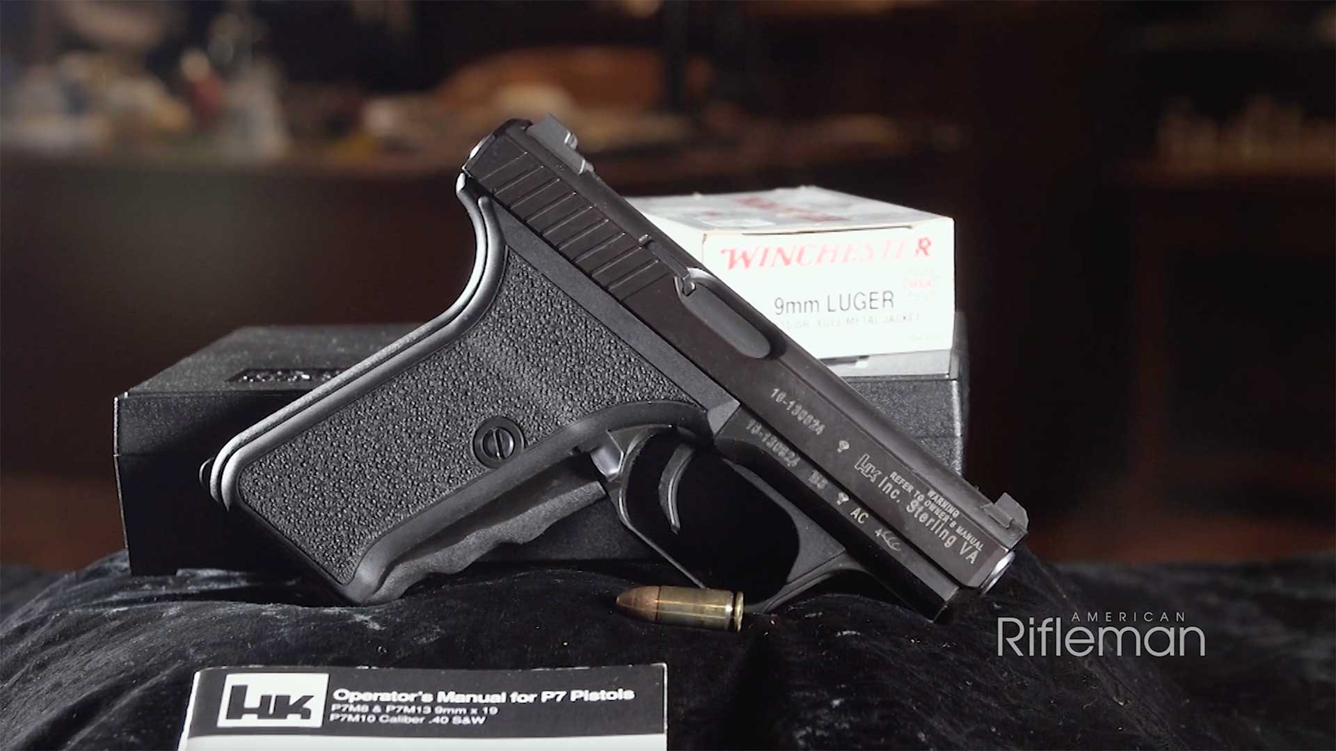 Right side of the Heckler & Koch P7.