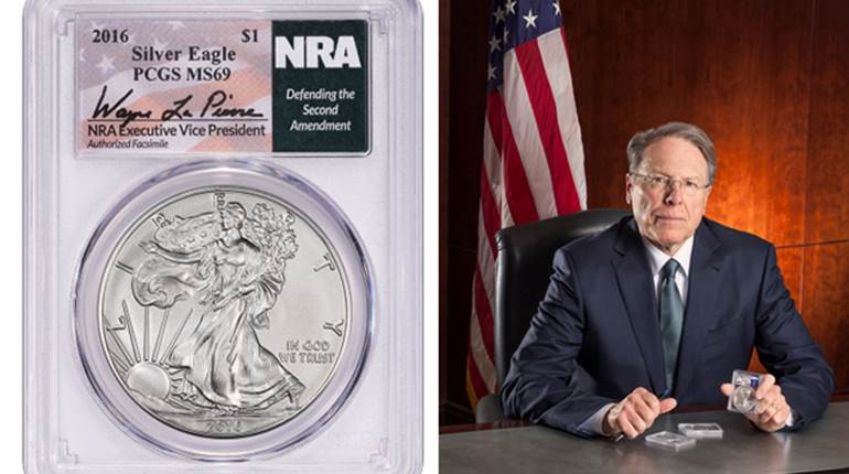 Wayne LaPierre Signature American Eagle Silver Coins Raise Funds For NRA | An Official Journal Of The NRA