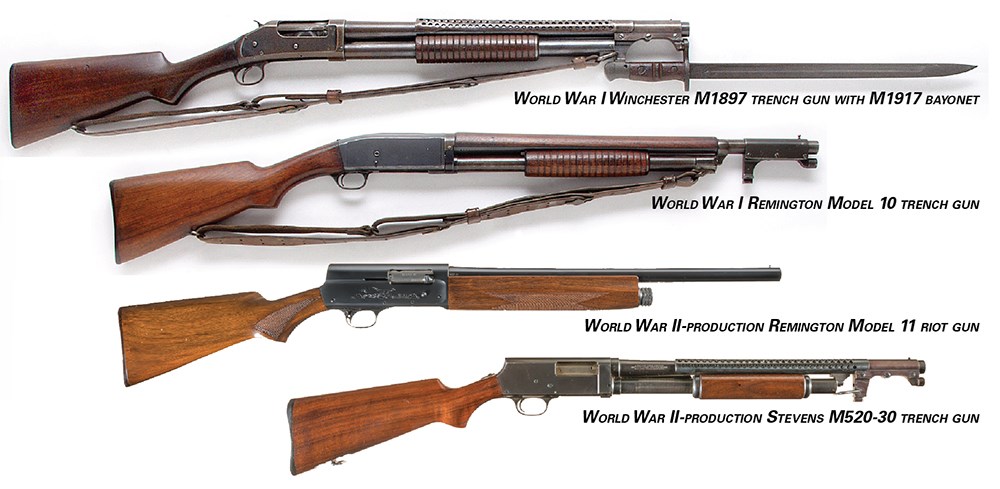 World War I Winchester M1897 trench gun with M1917 bayonet