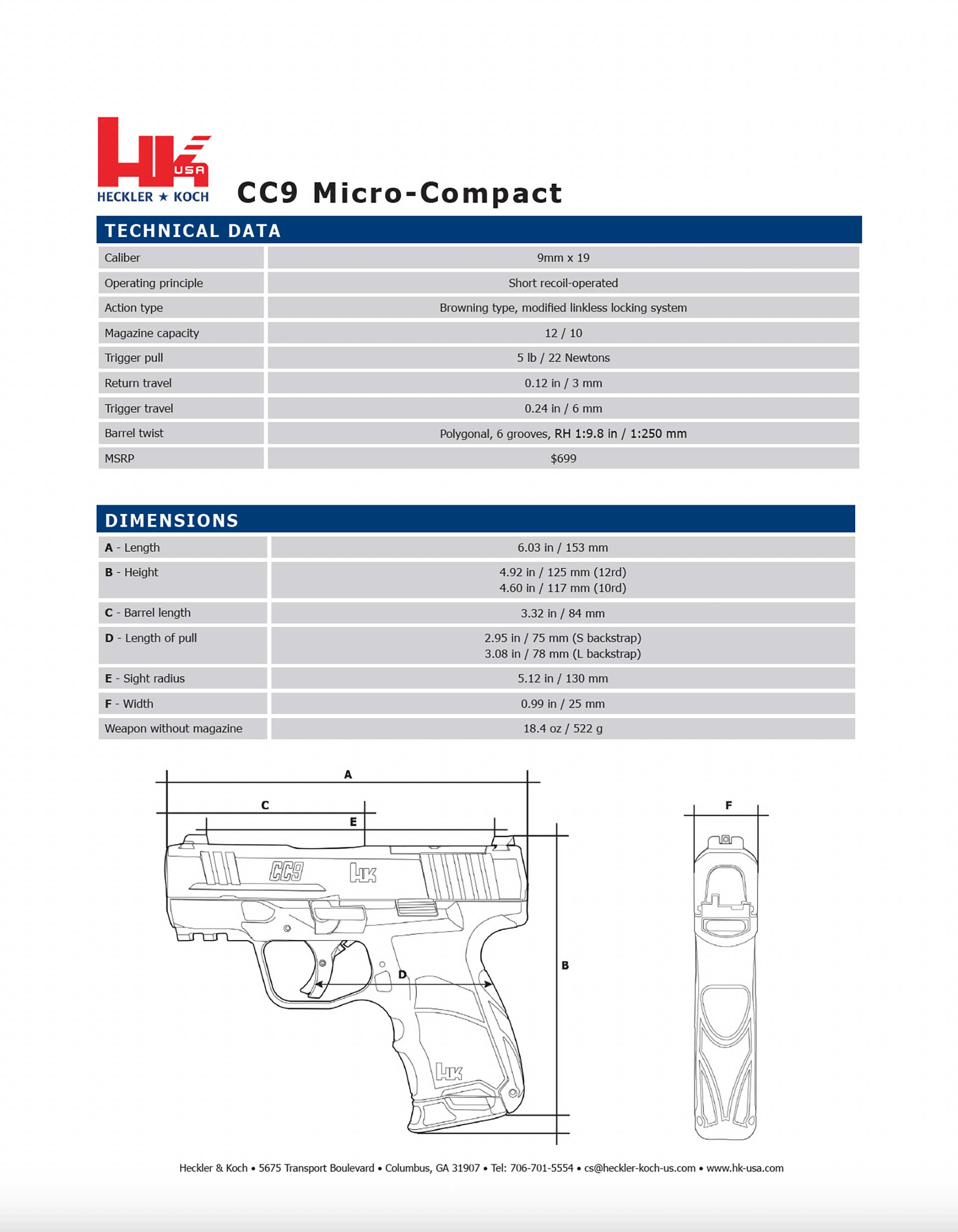 CC9: Heckler & Koch's First Micro-Compact | An Official Journal Of