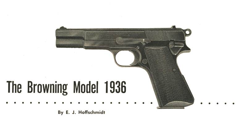 The Browning Model 1936 | An Official Journal Of The NRA