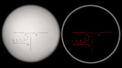 BDC-type reticle