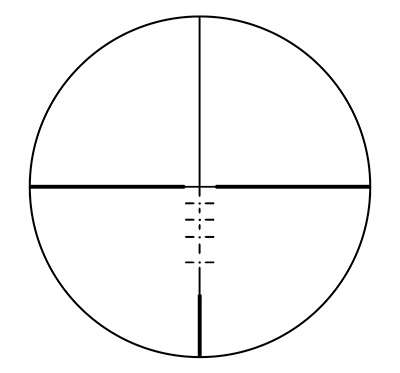 scope’s BDC-style reticle