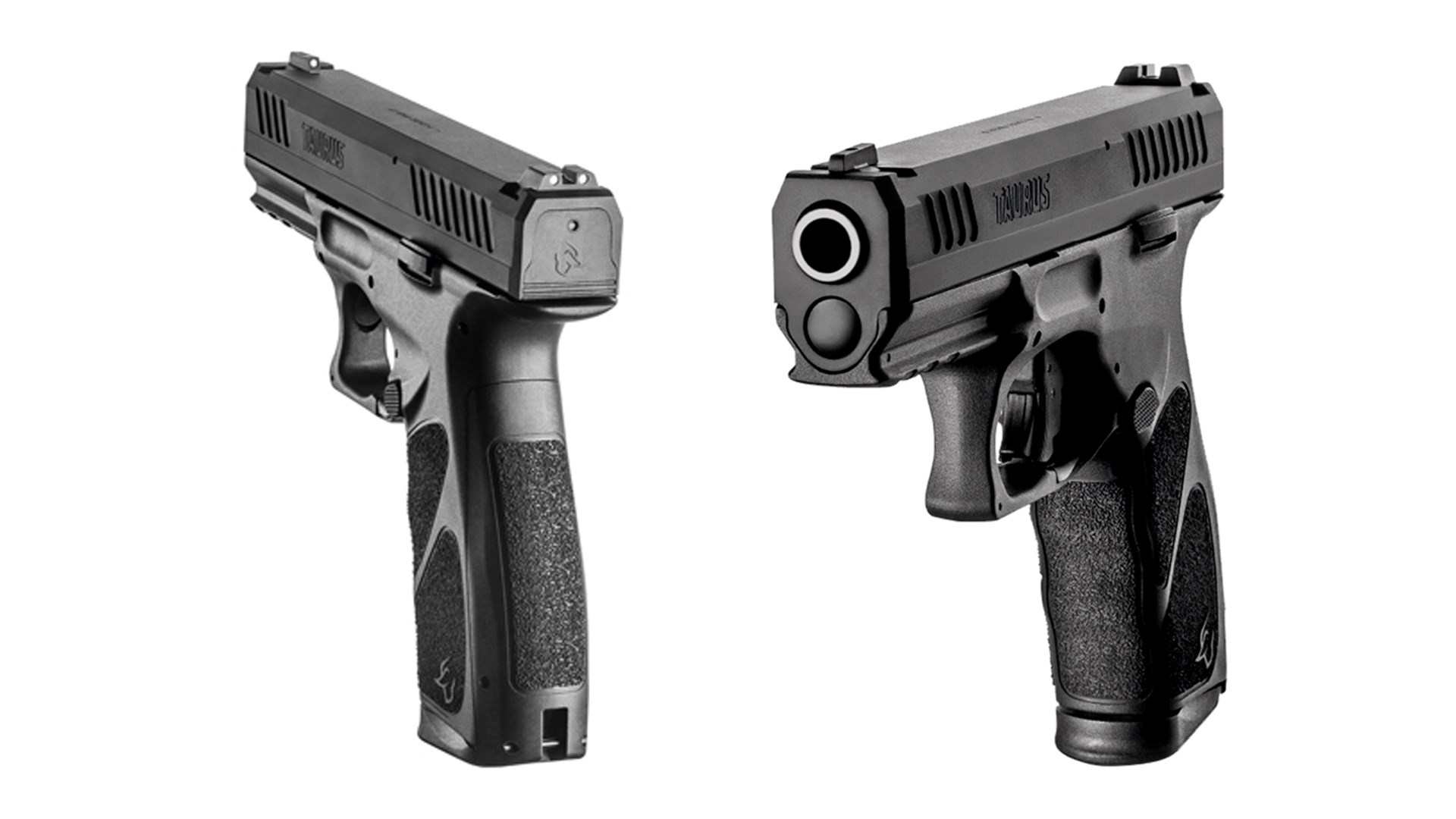 Detail shots of the back and muzzle end of the Taurus TS9.