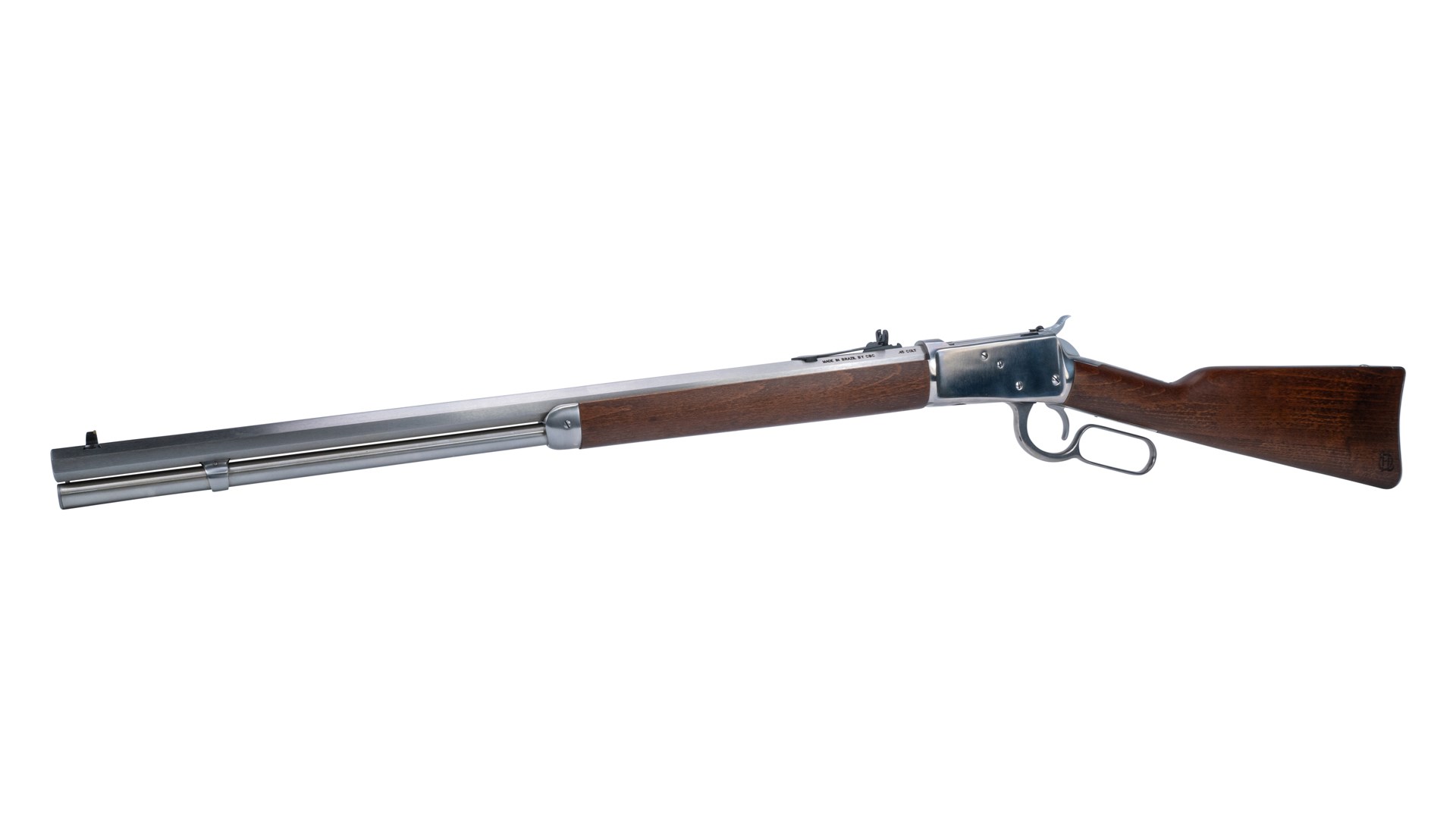 Left side of the octagonal-barreled Heritage Mfg. 92 Rifle.