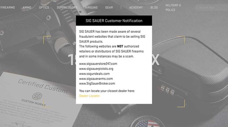 Web-Based Scams Target Firearm Industry Retailers, Buyers | An Official Journal Of The NRA