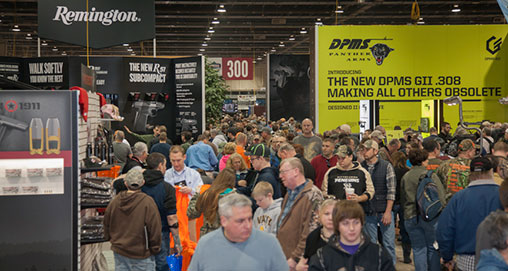 The Shooting Sports Hall at the Great American Outdoor Show