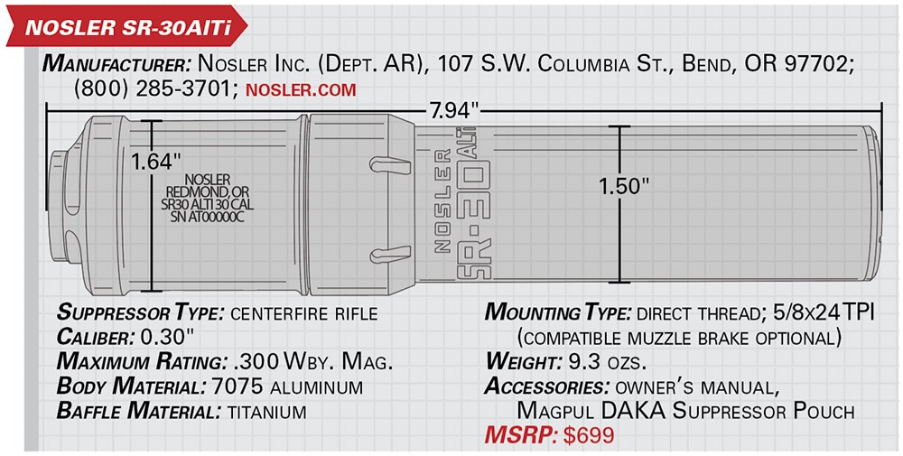 nosler sr-30alti specs