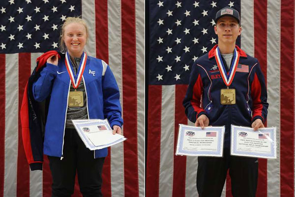 USA Shooting: Leppert, Peiser Capture 2023 Junior Olympic Air Rifle Titles