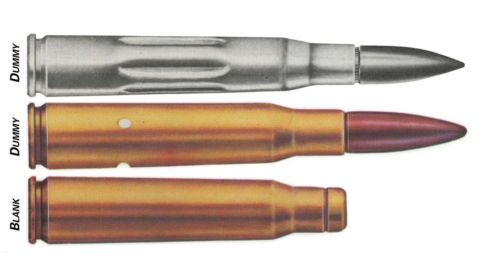 dummy and blank bullets