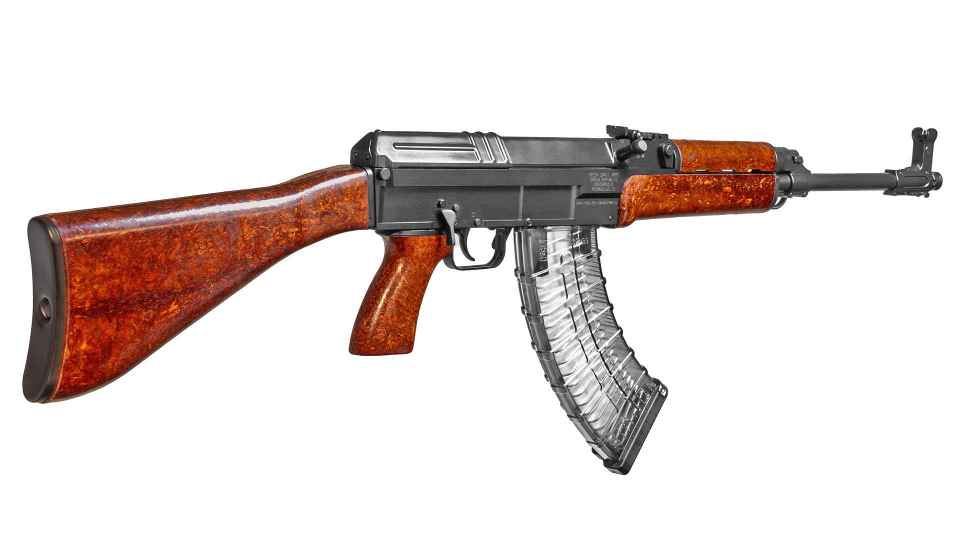 Right side of the CzechPoint vz.58 rifle.