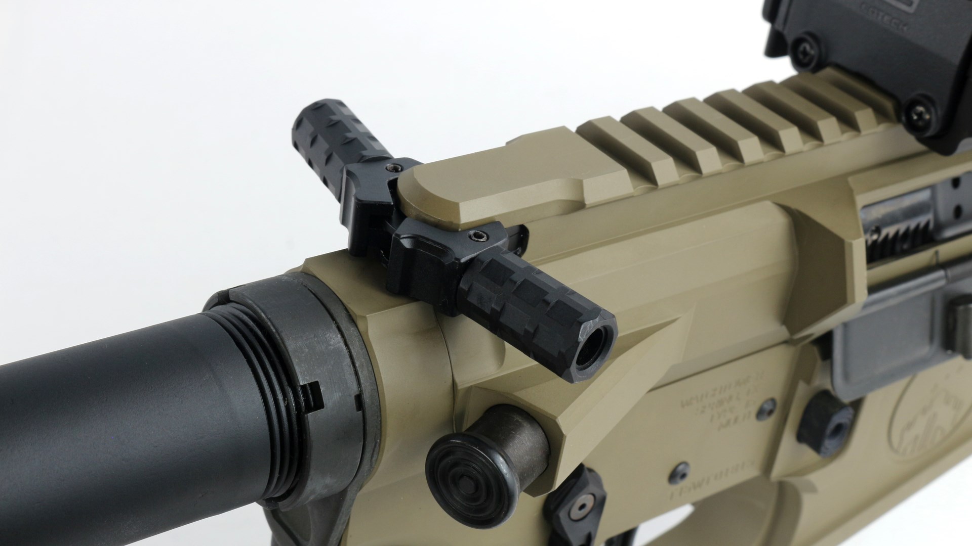 Watchtower Firearms Type 15 rifle controlls receiver closeup of charging handle