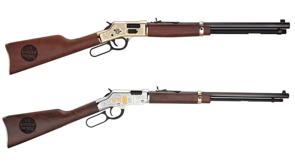 Henry Repeating Arms lever-action rifles tribute series U.S. Border Patrol rifles right-side view