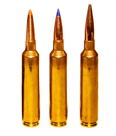 107-grain Hammer bullet, 133-grain Berger projectile