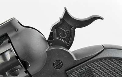 Diamondback Firearms Sidekick hammer spur metal revolver parts closeup
