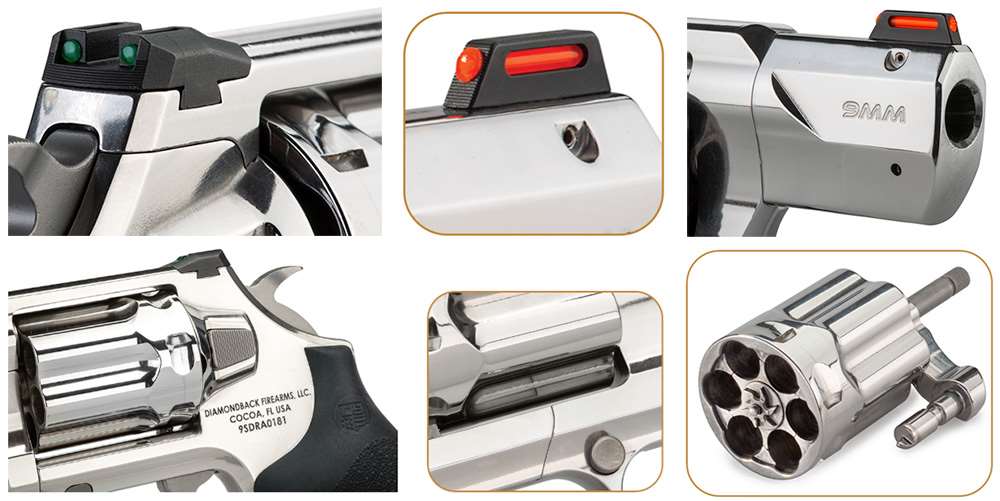 Diamondback 9 mm SDR features