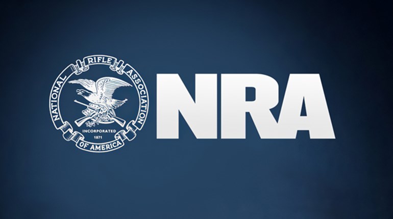 NRA Logo On Blue