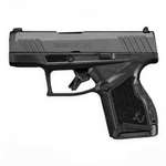left side pistol handgun black semi-automatic Taurus GX4 9 mm text on image noting "nra gun of the week"