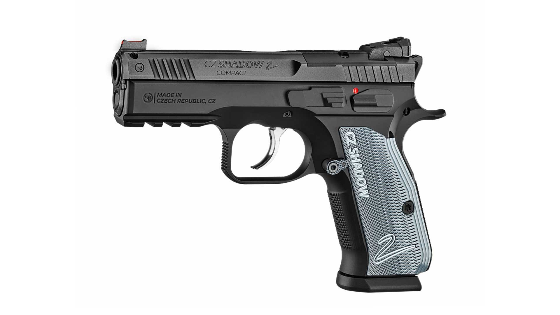 Left side of the CZ Shadow 2 Compact pistol.